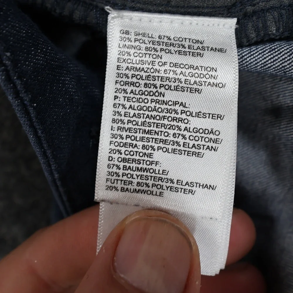 The North Face Pants Mens 32 Blue Excellent Slim Straight Outdoor Denim‎